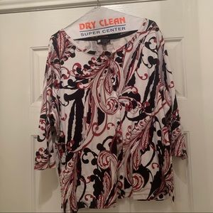 Carole Little Woman Multi Colored Sweater